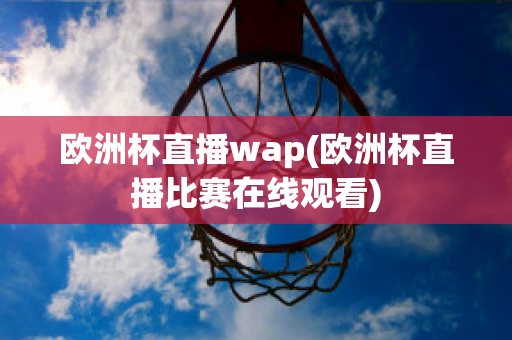 欧洲杯直播wap(欧洲杯直播比赛在线观看)