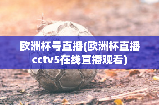 欧洲杯号直播(欧洲杯直播cctv5在线直播观看)