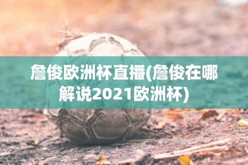 詹俊欧洲杯直播(詹俊在哪解说2021欧洲杯)