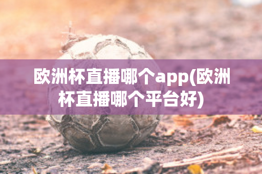 欧洲杯直播哪个app(欧洲杯直播哪个平台好)