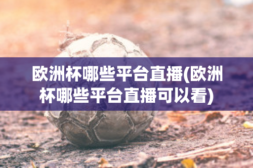 欧洲杯哪些平台直播(欧洲杯哪些平台直播可以看)