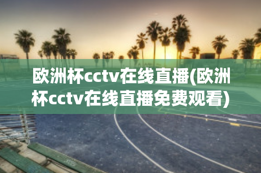 欧洲杯cctv在线直播(欧洲杯cctv在线直播免费观看)