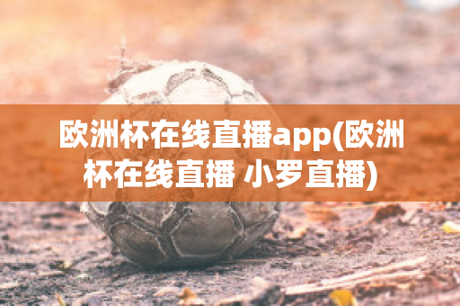 欧洲杯在线直播app(欧洲杯在线直播 小罗直播)