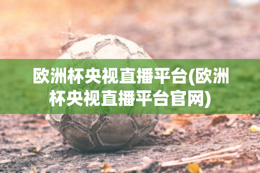 欧洲杯央视直播平台(欧洲杯央视直播平台官网)