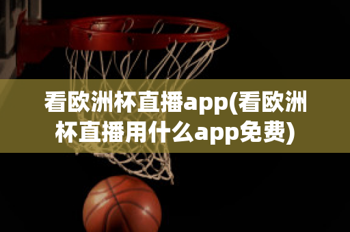 看欧洲杯直播app(看欧洲杯直播用什么app免费)