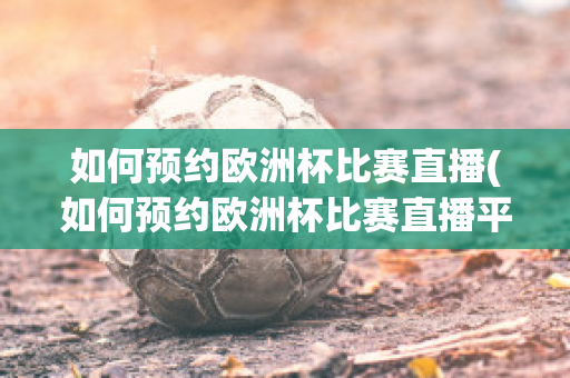 如何预约欧洲杯比赛直播(如何预约欧洲杯比赛直播平台)