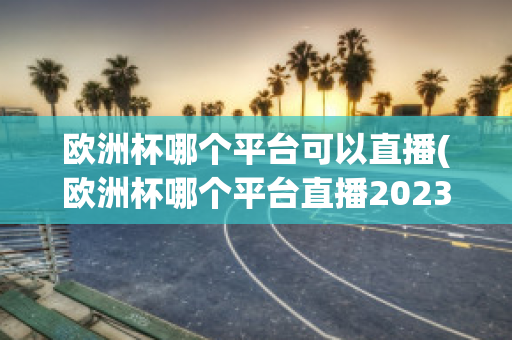 欧洲杯哪个平台可以直播(欧洲杯哪个平台直播2023)