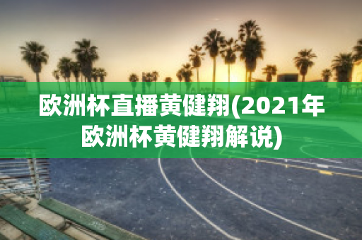 欧洲杯直播黄健翔(2021年欧洲杯黄健翔解说)