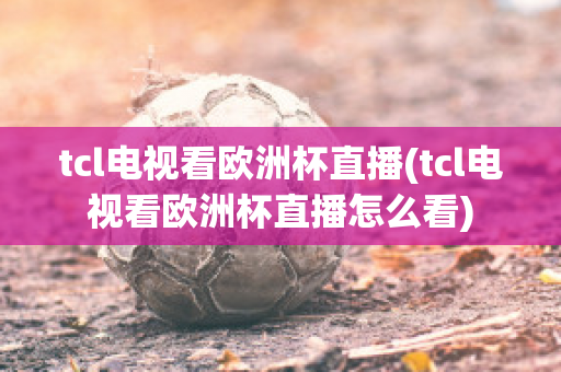 tcl电视看欧洲杯直播(tcl电视看欧洲杯直播怎么看)