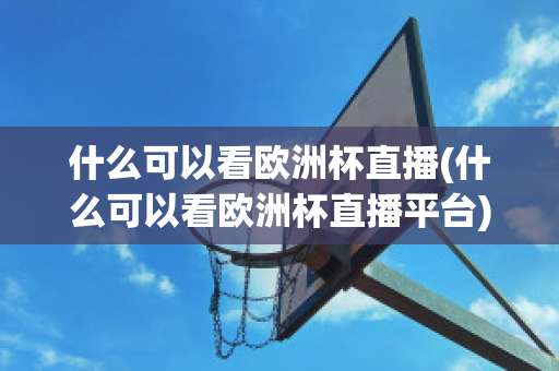 什么可以看欧洲杯直播(什么可以看欧洲杯直播平台)