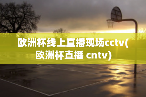 欧洲杯线上直播现场cctv(欧洲杯直播 cntv)