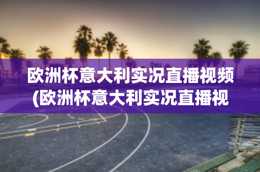 欧洲杯意大利实况直播视频(欧洲杯意大利实况直播视频在线观看)