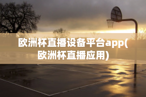 欧洲杯直播设备平台app(欧洲杯直播应用)