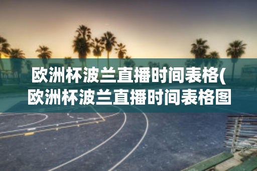 欧洲杯波兰直播时间表格(欧洲杯波兰直播时间表格图片)