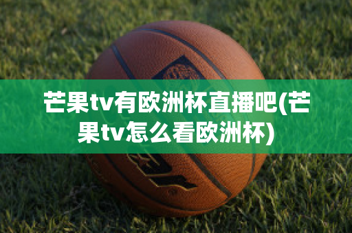 芒果tv有欧洲杯直播吧(芒果tv怎么看欧洲杯)