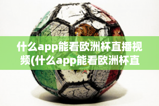 什么app能看欧洲杯直播视频(什么app能看欧洲杯直播视频的)