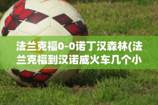 法兰克福0-0诺丁汉森林(法兰克福到汉诺威火车几个小时)