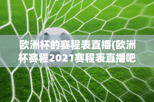 欧洲杯的赛程表直播(欧洲杯赛程2021赛程表直播吧)