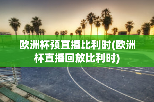 欧洲杯预直播比利时(欧洲杯直播回放比利时)