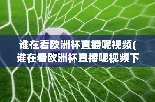 谁在看欧洲杯直播呢视频(谁在看欧洲杯直播呢视频下载)