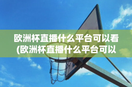 欧洲杯直播什么平台可以看(欧洲杯直播什么平台可以看回放)