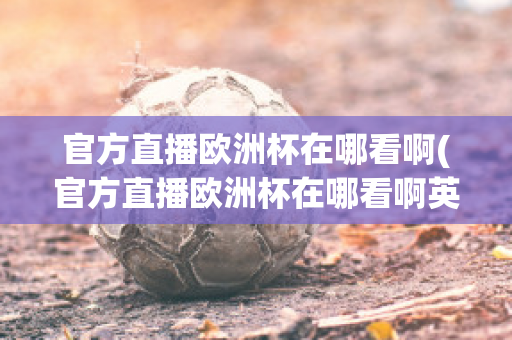 官方直播欧洲杯在哪看啊(官方直播欧洲杯在哪看啊英文)