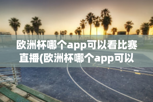 欧洲杯哪个app可以看比赛直播(欧洲杯哪个app可以看比赛直播回放)