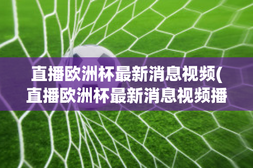 直播欧洲杯最新消息视频(直播欧洲杯最新消息视频播放)