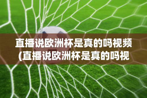 直播说欧洲杯是真的吗视频(直播说欧洲杯是真的吗视频下载)