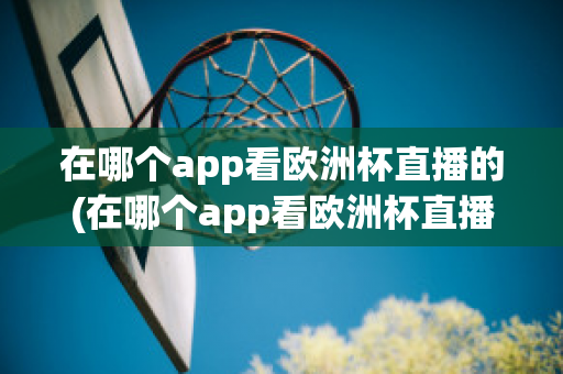 在哪个app看欧洲杯直播的(在哪个app看欧洲杯直播的直播)