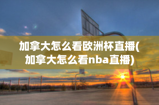 加拿大怎么看欧洲杯直播(加拿大怎么看nba直播)