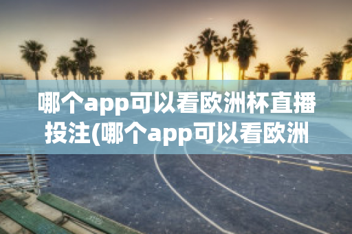 哪个app可以看欧洲杯直播投注(哪个app可以看欧洲杯直播投注比赛)