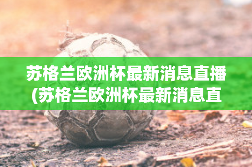 苏格兰欧洲杯最新消息直播(苏格兰欧洲杯最新消息直播回放)