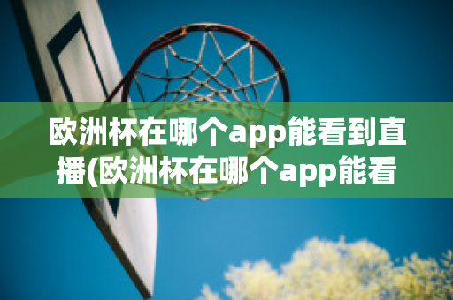 欧洲杯在哪个app能看到直播(欧洲杯在哪个app能看到直播)