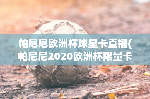 帕尼尼欧洲杯球星卡直播(帕尼尼2020欧洲杯限量卡)