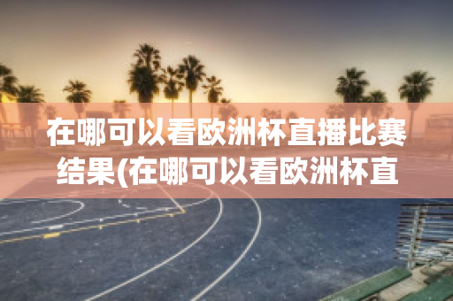 在哪可以看欧洲杯直播比赛结果(在哪可以看欧洲杯直播比赛结果视频)