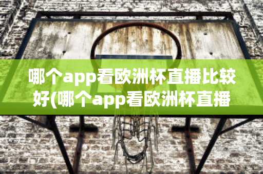 哪个app看欧洲杯直播比较好(哪个app看欧洲杯直播比较好一点)