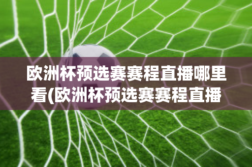 欧洲杯预选赛赛程直播哪里看(欧洲杯预选赛赛程直播哪里看回放)