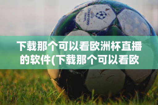 下载那个可以看欧洲杯直播的软件(下载那个可以看欧洲杯直播的软件有哪些)