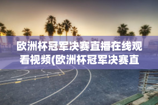 欧洲杯冠军决赛直播在线观看视频(欧洲杯冠军决赛直播在线观看视频下载)