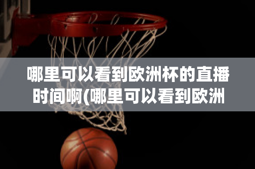 哪里可以看到欧洲杯的直播时间啊(哪里可以看到欧洲杯的直播时间啊英文)