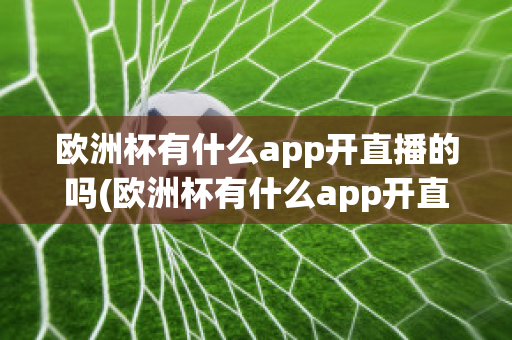 欧洲杯有什么app开直播的吗(欧洲杯有什么app开直播的吗)