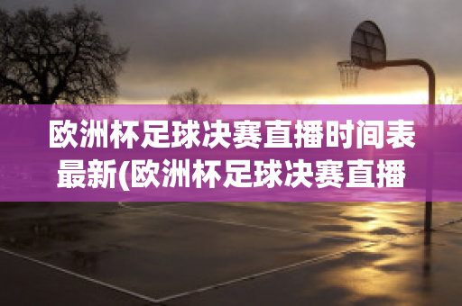 欧洲杯足球决赛直播时间表最新(欧洲杯足球决赛直播时间表最新版)