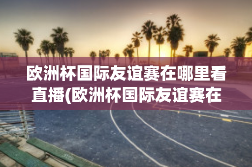 欧洲杯国际友谊赛在哪里看直播(欧洲杯国际友谊赛在哪里看直播回放)