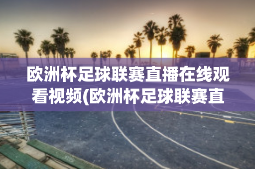 欧洲杯足球联赛直播在线观看视频(欧洲杯足球联赛直播在线观看视频下载)