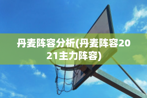 丹麦阵容分析(丹麦阵容2021主力阵容)