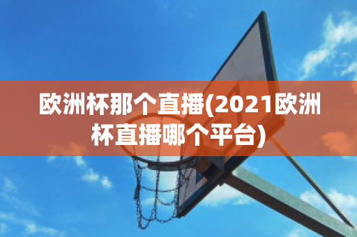 欧洲杯那个直播(2021欧洲杯直播哪个平台)