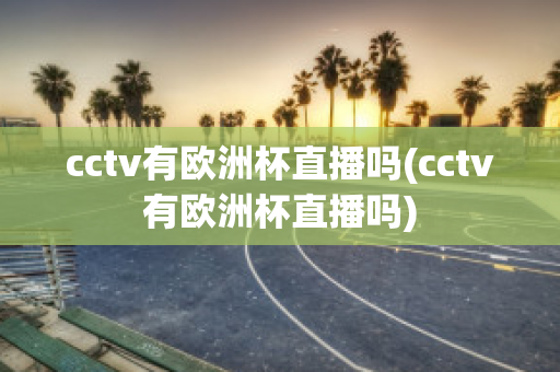 cctv有欧洲杯直播吗(cctv有欧洲杯直播吗)