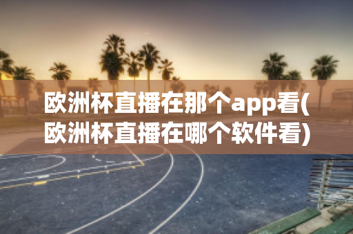 欧洲杯直播在那个app看(欧洲杯直播在哪个软件看)