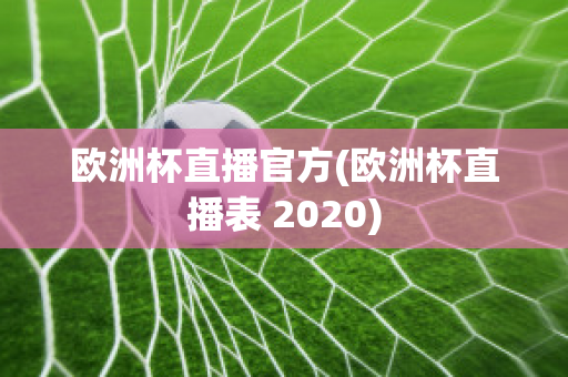 欧洲杯直播官方(欧洲杯直播表 2020)